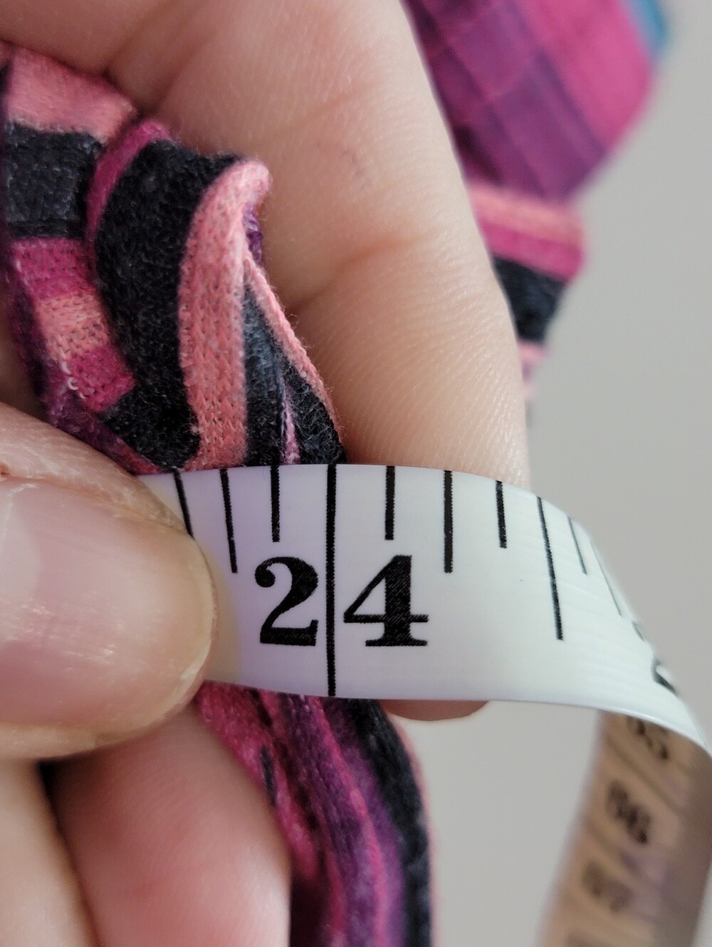 Crazy Train Pink Trim Striped Knit Top - Picture 8 of 9
